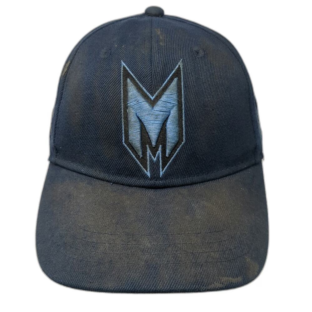 Monster Jam Snapback Blue One Size Megalodon Monster Truck Hat M Logo Embroidery